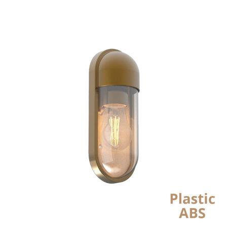 Sieninis lauko šviestuvas CAP, E27, žalvario sp., IP54, 4298001