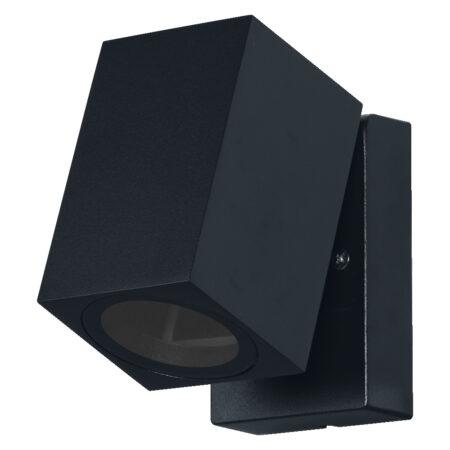 Sieninis lauko šviestuvas ENDURA CLASSIC CUBE, GU10, juodas, IP44