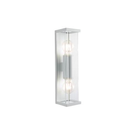 Sieninis lauko šviestuvas VITRA, E27, baltas, IP54, 9104