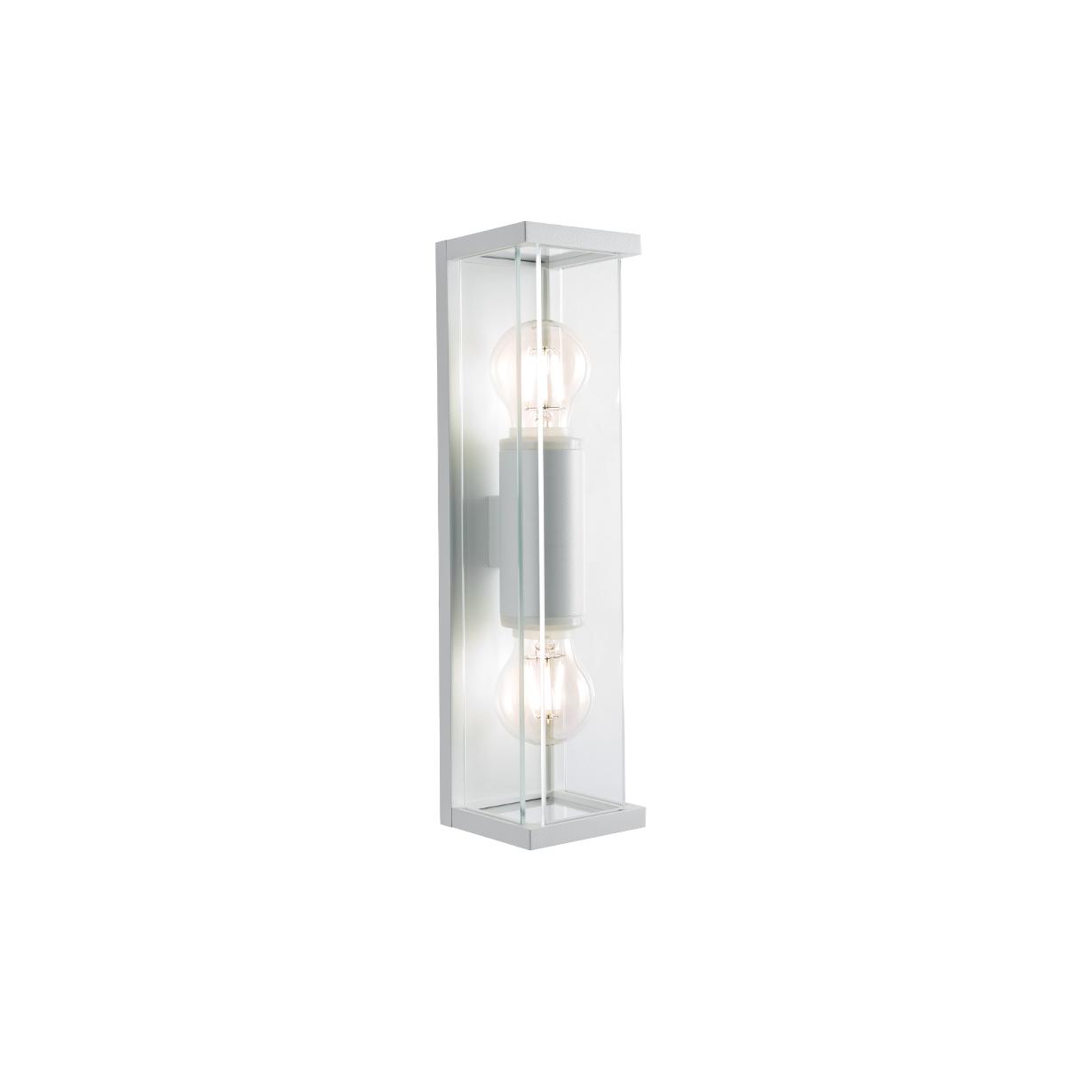 Sieninis lauko šviestuvas VITRA, E27, baltas, IP54, 9104
