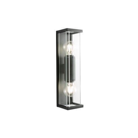 Sieninis lauko šviestuvas VITRA, E27, juodas, IP54, 9105