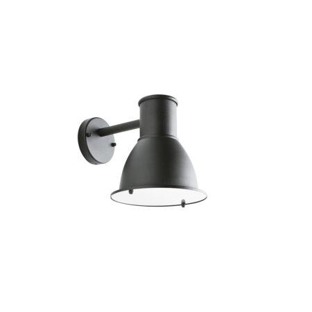 Sieninis lauko šviestuvas WORK, E27, juodas, IP44, 9525
