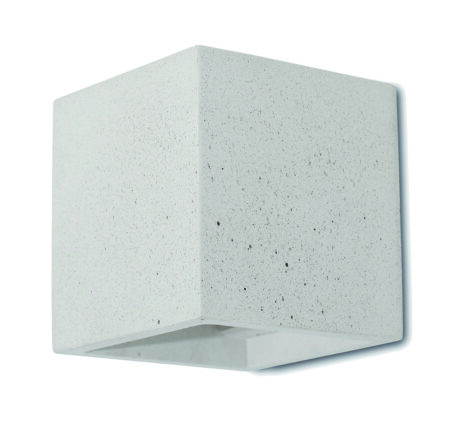 Sieninis šviestuvas CONCRETE, G9, baltas, 4096902