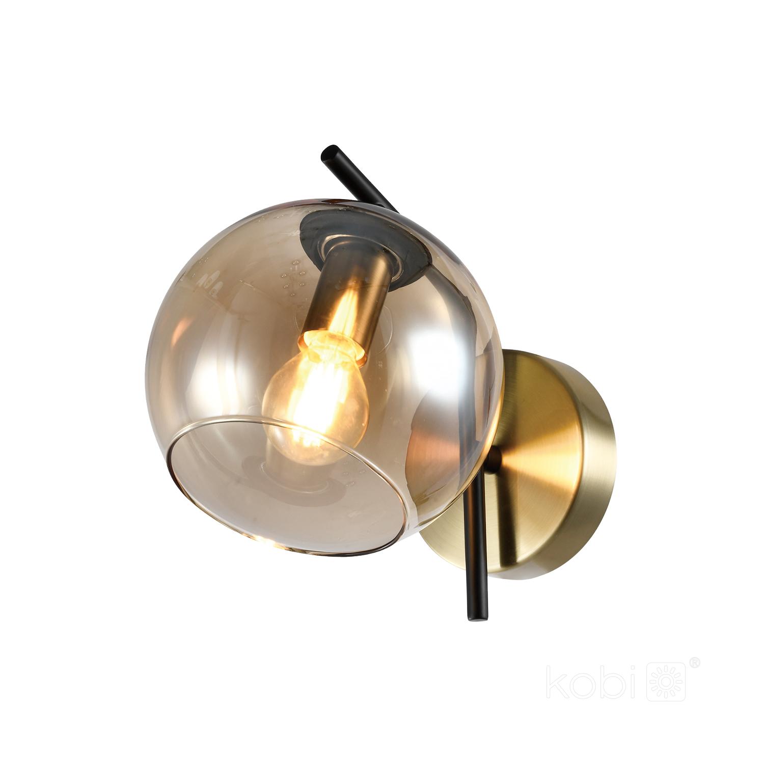 Sieninis šviestuvas GLOBE ELEGANCE, E14, aukso sp.