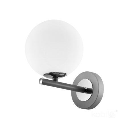 Sieninis šviestuvas GLOBE ELEGANCE, G9, juodos/baltos sp.