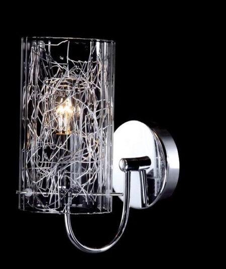 Sieninis šviestuvas IBIZA, 1xE14, chromo sp.