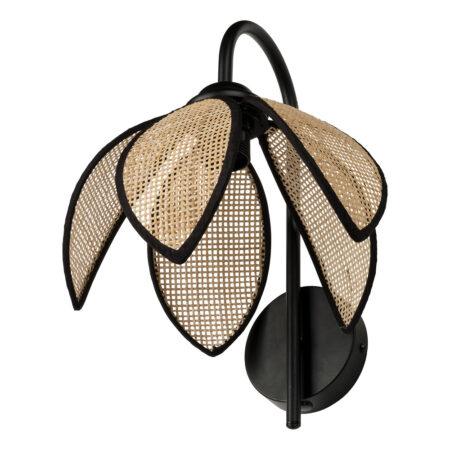 Sieninis šviestuvas RATTAN LOTUS, E27, smėlio sp.