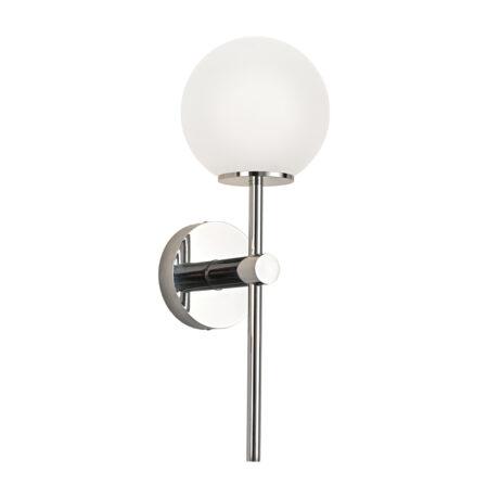 Sieninis šviestuvas VICTORIA, G9, baltos/chromo sp., IP44, 4344000