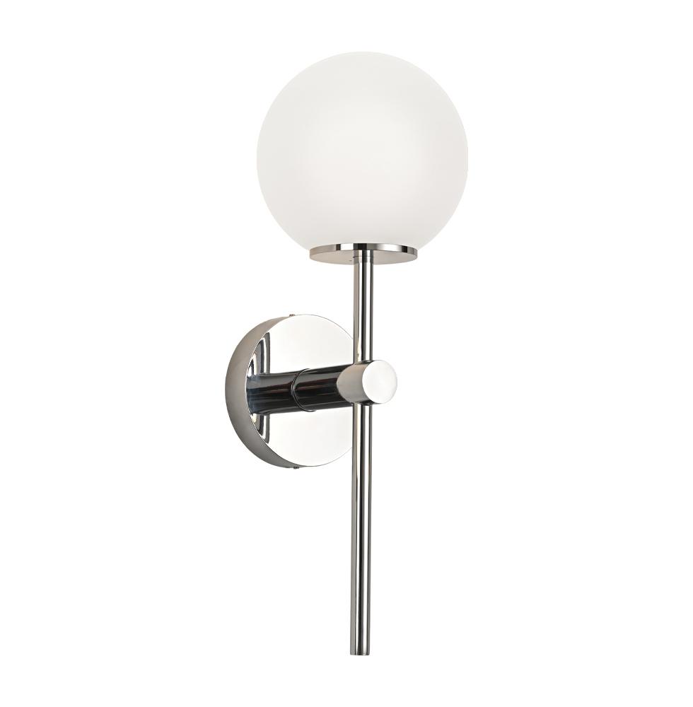 Sieninis šviestuvas VICTORIA, G9, baltos/chromo sp., IP44, 4344000