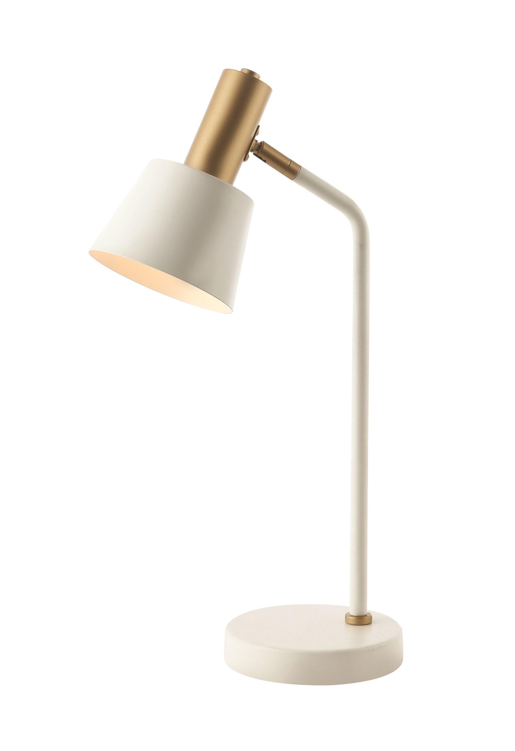 Stalo šviestuvas, E14, baltos/aukso sp., 20221 - Image 2