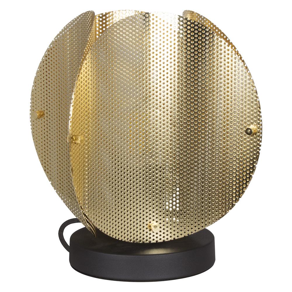 Stalo šviestuvas FOLDED GLOBE, E27, aukso sp.