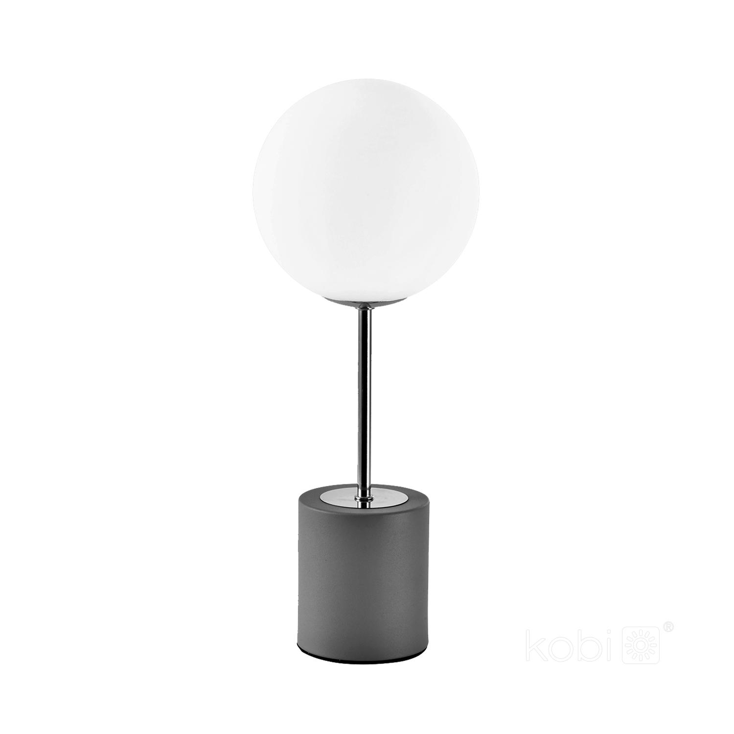Stalo šviestuvas GLOBE ELEGANCE, G9, juodos/baltos sp.