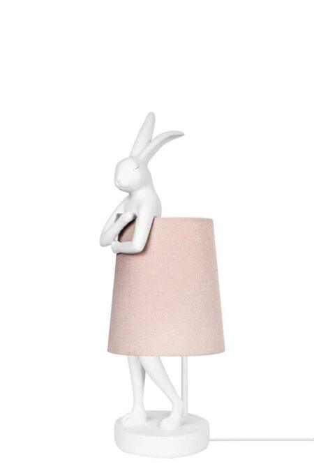 Stalo šviestuvas RABBIT, E14, baltos/rožinės sp.