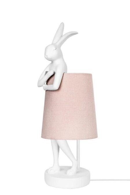 Stalo šviestuvas RABBIT, E14, baltos/rožinės sp.