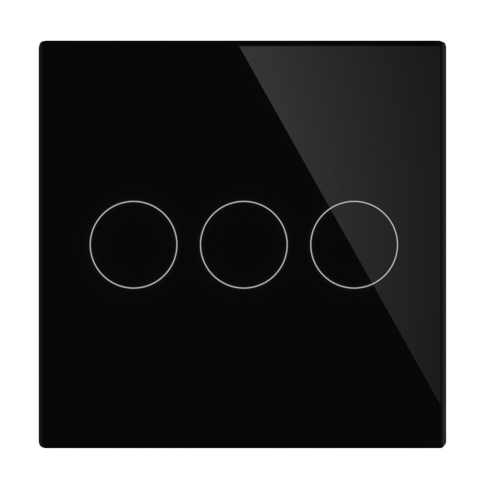 Tripolė, sensorinė, modulinė panelė, juoda
