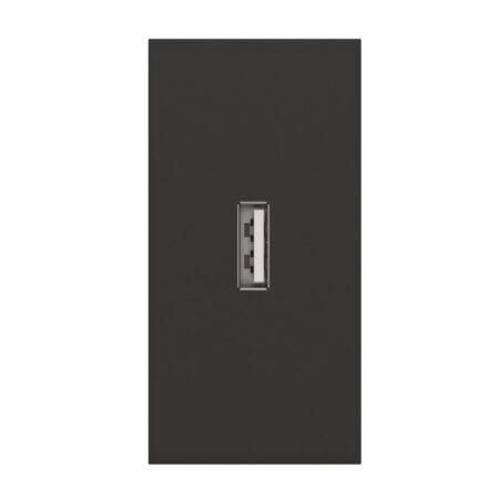 USB lizdas, juodos spalvos, be įkrovimo
