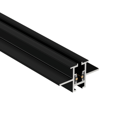 Užglaistomas magnetinės sistemos ZAMBELIS MAGNETIC 3MM bėgelis, juodas, TRIAC/DALI, 48V, 2m, 25129