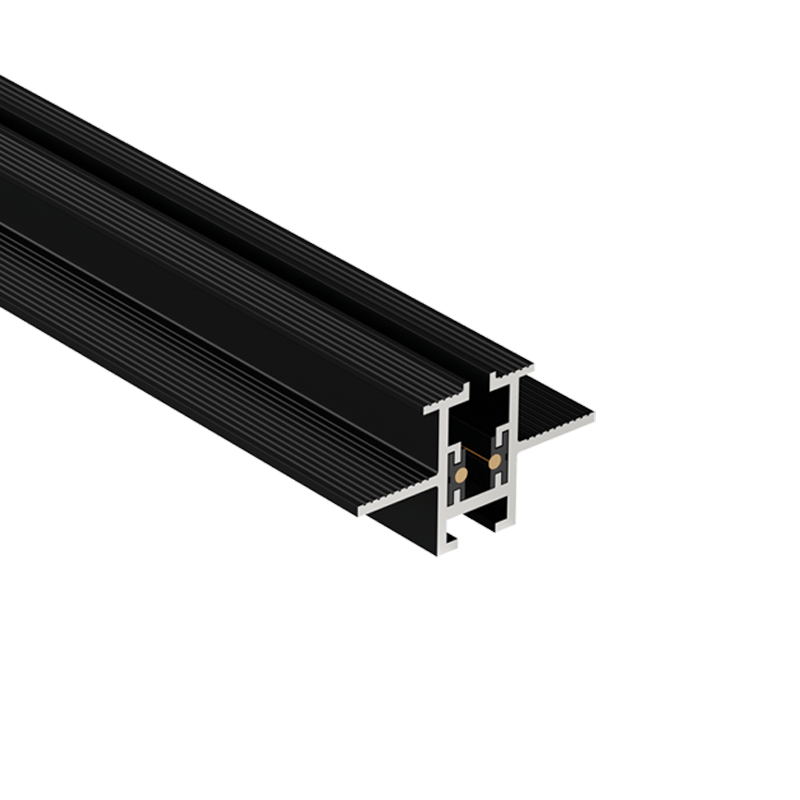 Užglaistomas magnetinės sistemos ZAMBELIS MAGNETIC 3MM bėgelis, juodas, TRIAC/DALI, 48V, 3m, 25130