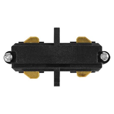 Vienfazio bėgelio tiesus sujungimas TRACKLIGHT, juodas