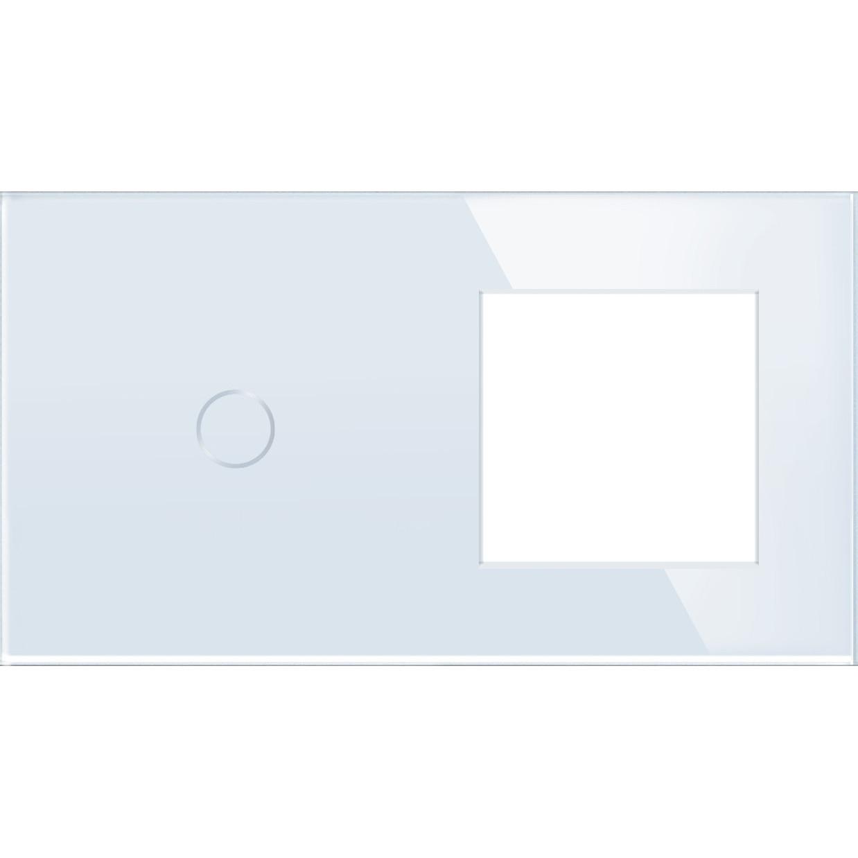 Vienpolė panelė su vienviečiu rėmeliu, balta - Image 2