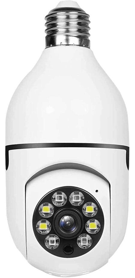 WiFi SMART kamera, balta, su naktinio matymo funkcija, 360 laipsnių apžvalgos kampas