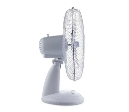 40W stalinis ventiliatorius V-TAC, 51cm, 3 greičių, baltas
