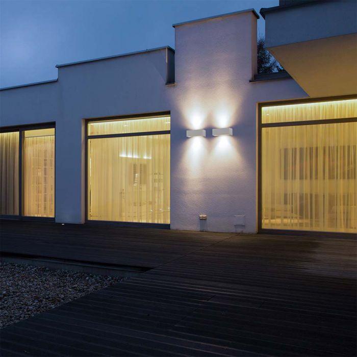 24W LED sieninis lauko šviestuvas, baltas, 4000K, IP65