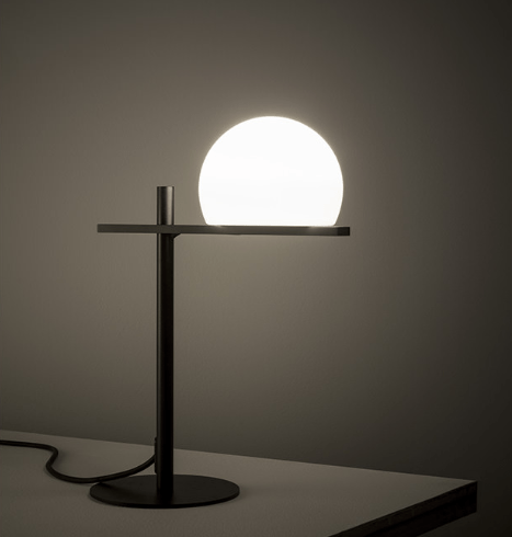 8W LED stalo šviestuvas CIRC, 2700K, juodas - Image 2
