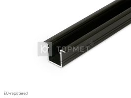 LED juostos profilis SMART-IN10 AC2/Z, juodas, 2m