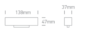 12W linijinis šviestuvas į magnetines sistemas ONELIGHT MAXI, juodas, 3000K, 42102A/B/W