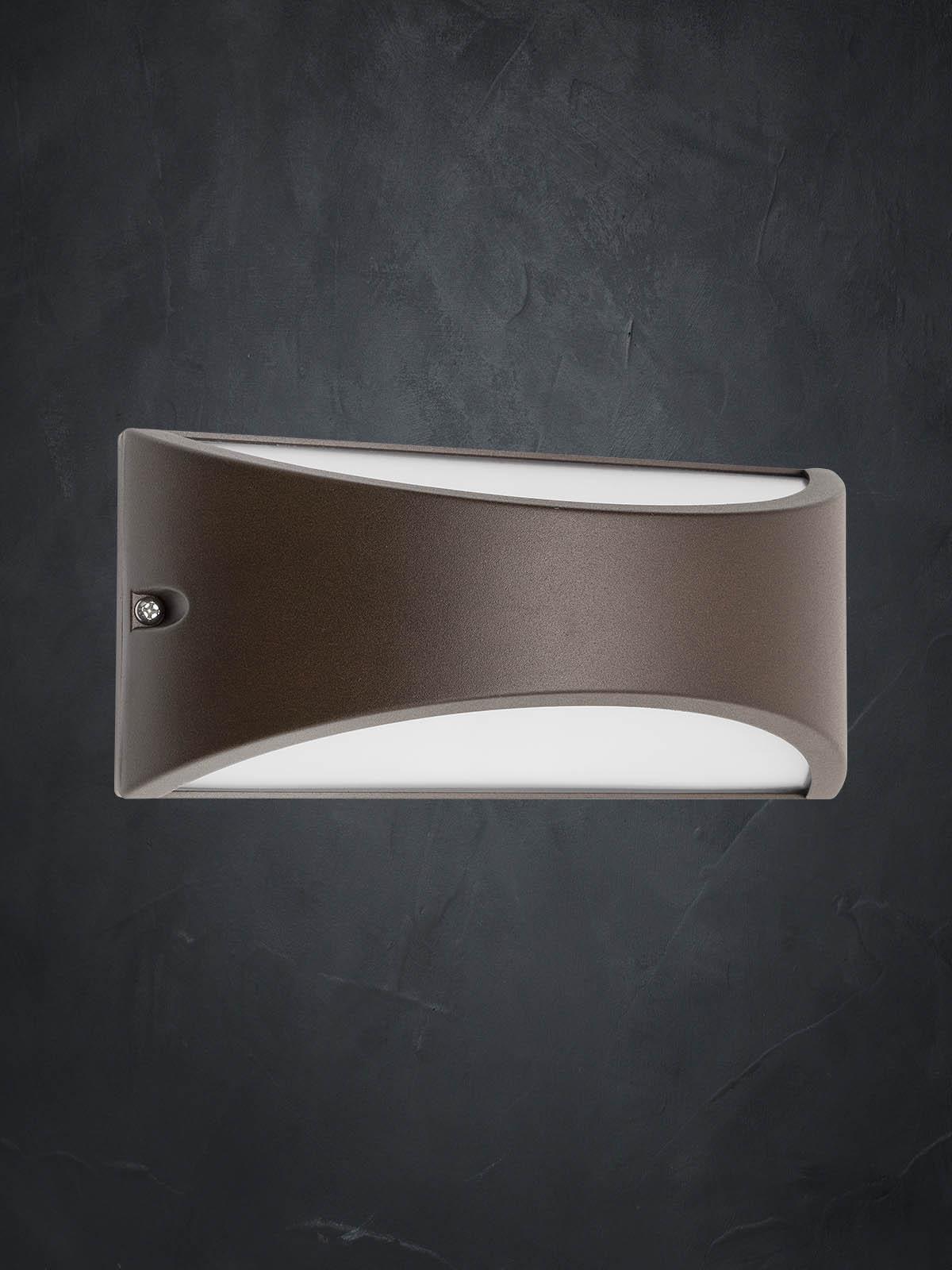 10W LED sieninis lauko šviestuvas SCUDO, baltas, 3000K, IP54