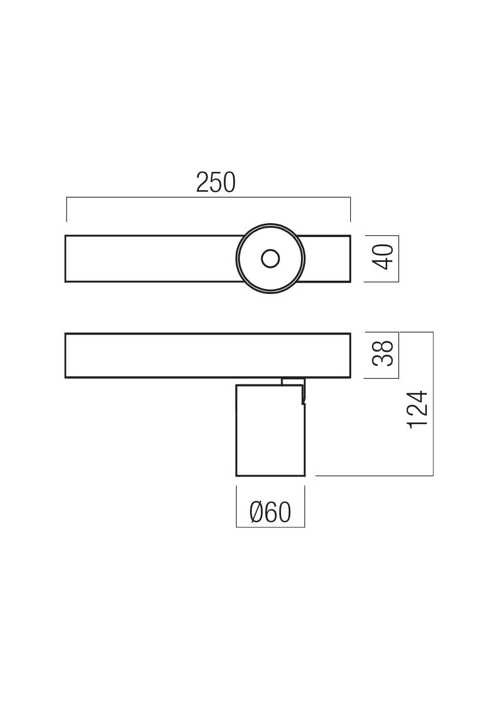 11,5W LED paviršinis šviestuvas TAKTO, matinės juodos sp., 2700K, dimeriuojamas, 01-4198