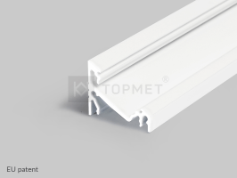 LED juostos profilis CORNER14 EF/TY, baltas, 2m