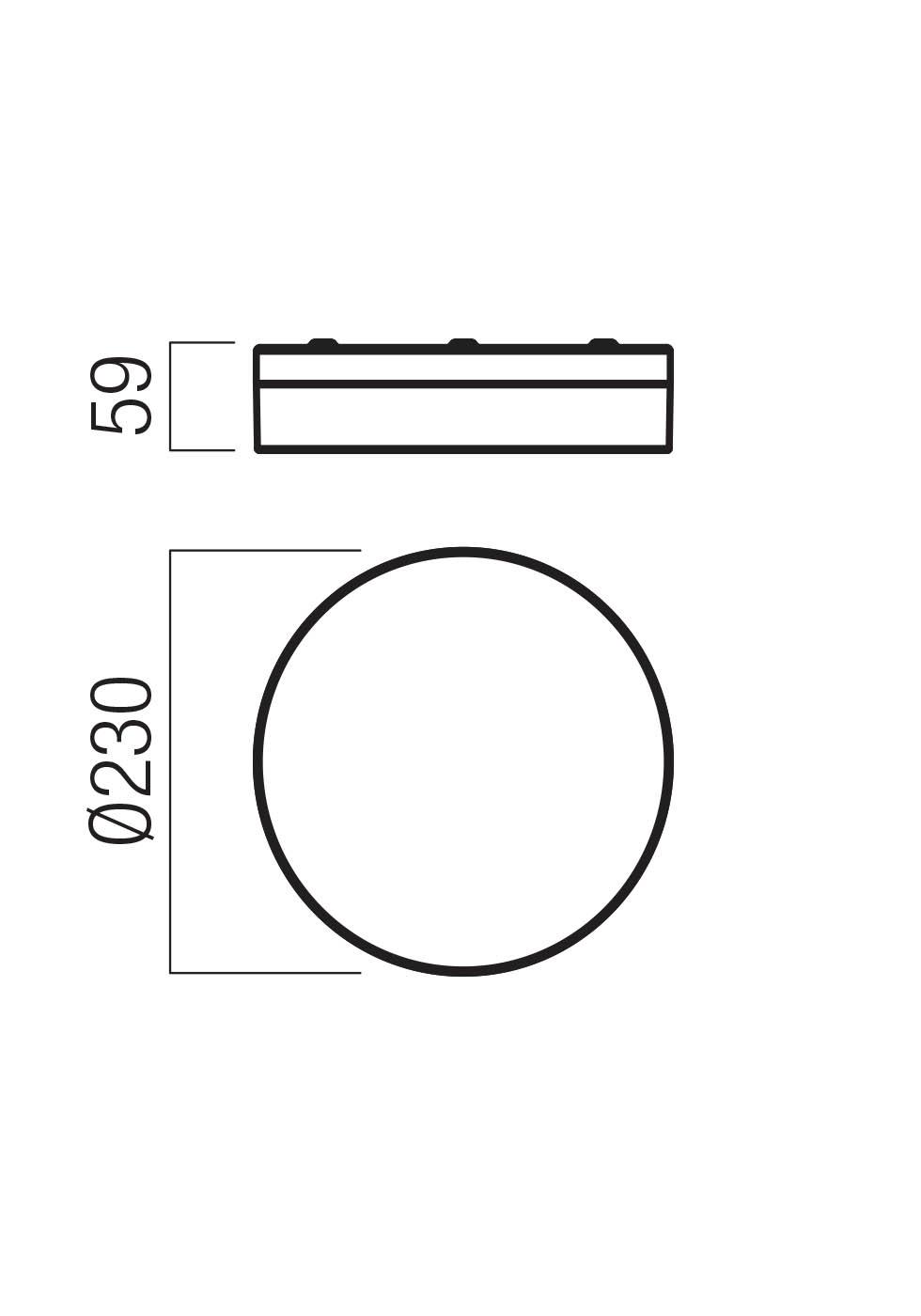 12W LED paviršinis šviestuvas FRISBI, chromo sp., 3000/4000K, IP44, 01-3727