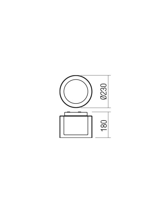 12W LED paviršinis šviestuvas NAJI, chromo sp., 3000/4000K, IP44, 01-3286 - Image 2