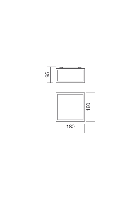 13W LED paviršinis šviestuvas EGO, chromo sp., 3000K, IP44, 01-1236 - Image 2
