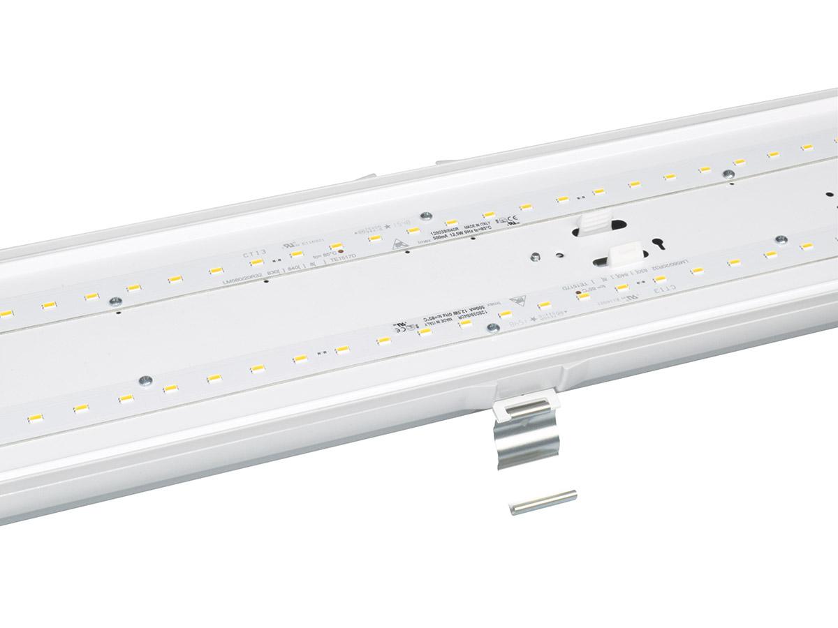 85W LED linijinis šviestuvas PRIMA EX, pilkas, 120cm, 4000K - Image 3