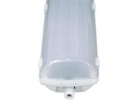 52,8W LED šviestuvas FUTURA, 120cm, pilkas, 4000K, IP66, 120cm