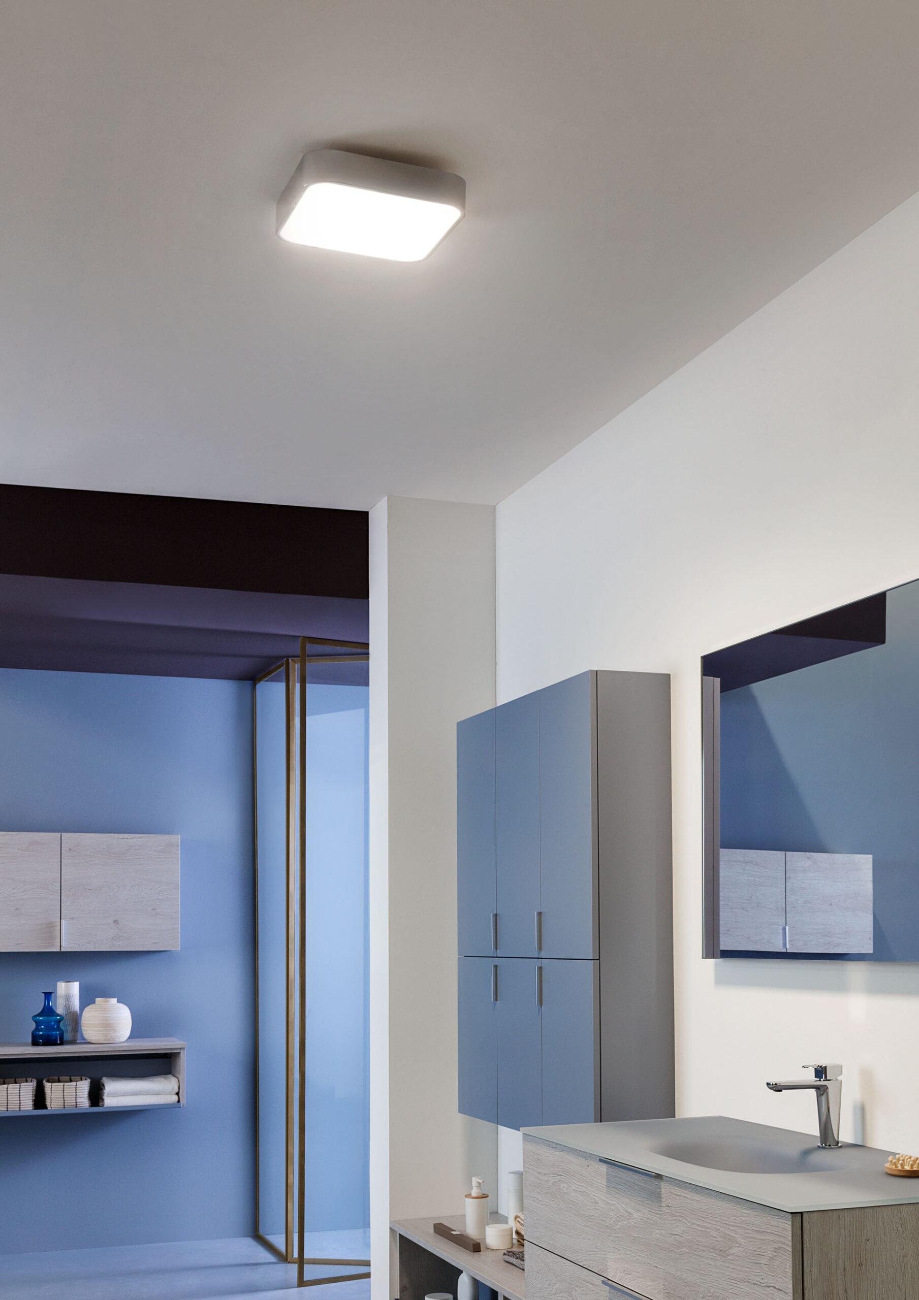 14W LED paviršinis šviestuvas SCREEN IP, juodas, 3000K, IP44, 01-2497