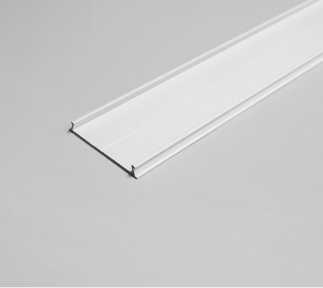 LED juostos profilio dangtelis C10, baltas, 3m