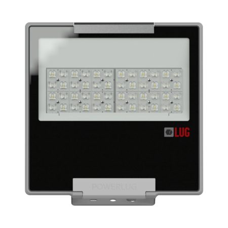 107W LED prožektorius POWERLUG, pilku korpusu, 4000K, IP65