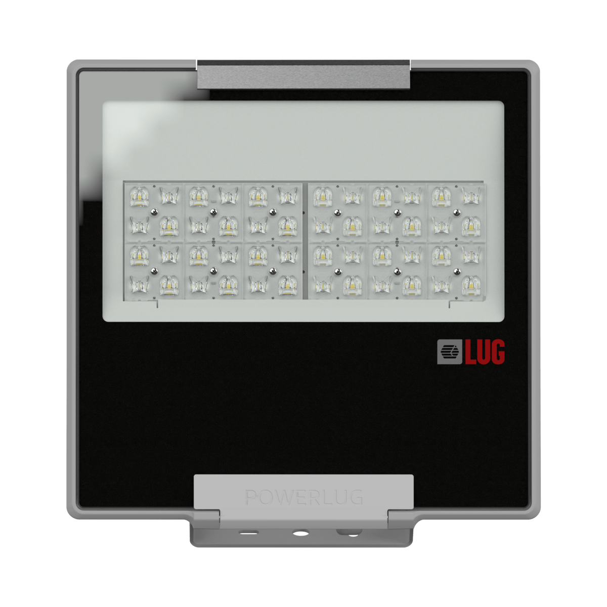 107W LED prožektorius POWERLUG, pilku korpusu, 4000K, IP65