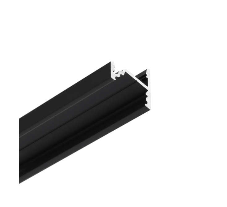 LED juostos kampinis profilis CORNER10.v2, juodas, 2m - Image 2