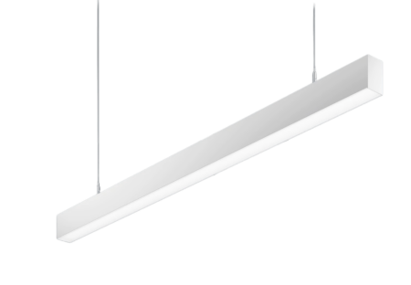 26W pakabinamas linijinis šviestuvas X-LINE SLIM L-DOWN LED COMPACT, anoduoto aliuminio sp., 4000K, IP40
