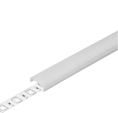 LED juostos profilio dangtelis C CLICK, baltas, 2m