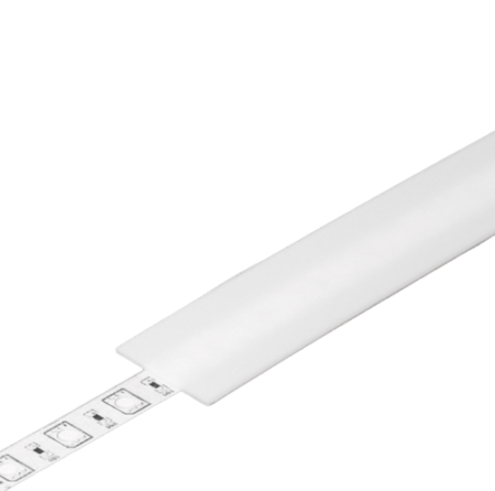 LED juostos profilio dangtelis E, baltas, 2m