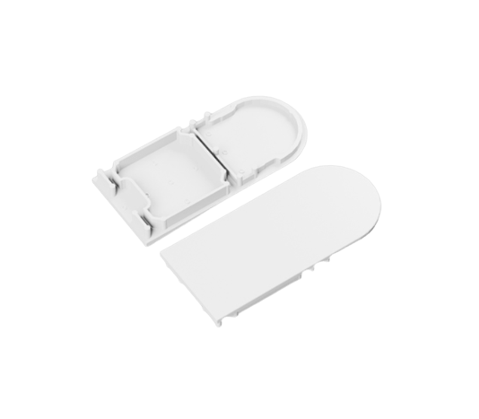 LED juostos profilio užbaigimai COMBO30-01A-D9, baltos sp, 2vnt.
