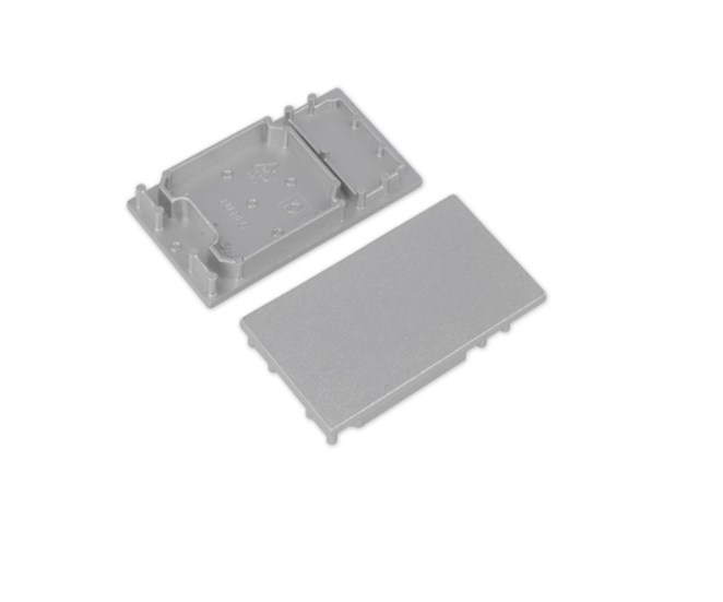 LED juostos profilio užbaigimai COMBO30-01A, sidabro sp, 2vnt.