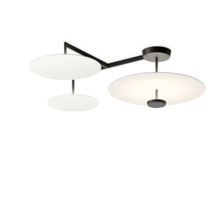 4x13,5W LED paviršinis šviestuvas FLAT 5905, baltas, 2700K, dimeriuojamas