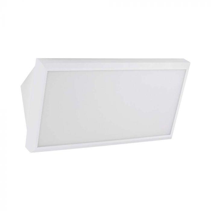 20W LED sieninis lauko šviestuvas, baltas, 6400K